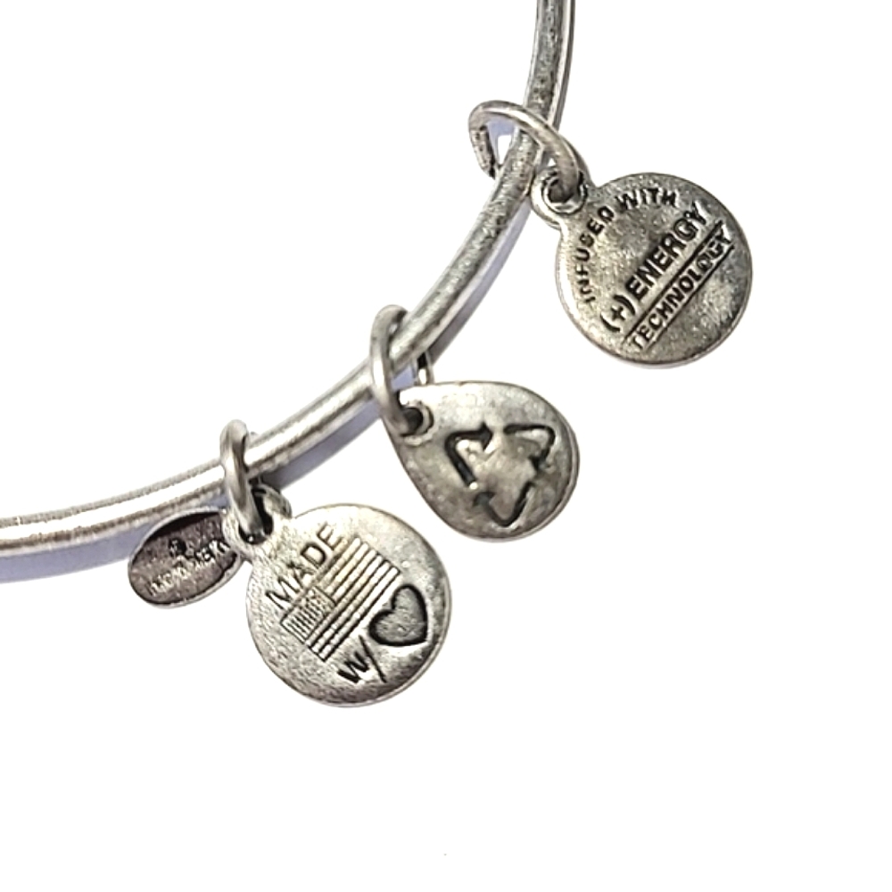 ALEX AND ANI CHRYSANTHEMUM BANGLE BRACELET - Picture 3 of 6